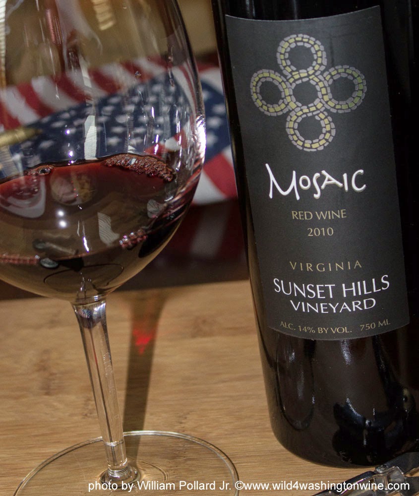 Mosaic Wine Drip Vase